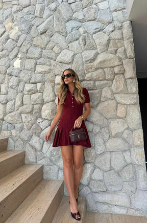 Vestido Vinho Isis