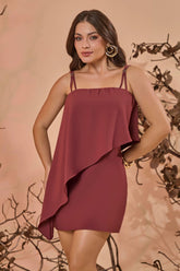 Vestido em Crepe