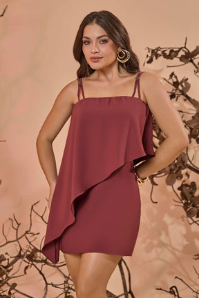 Vestido em Crepe