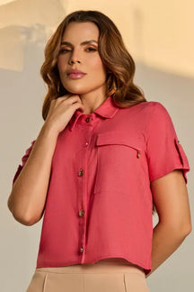 Camisa cropped